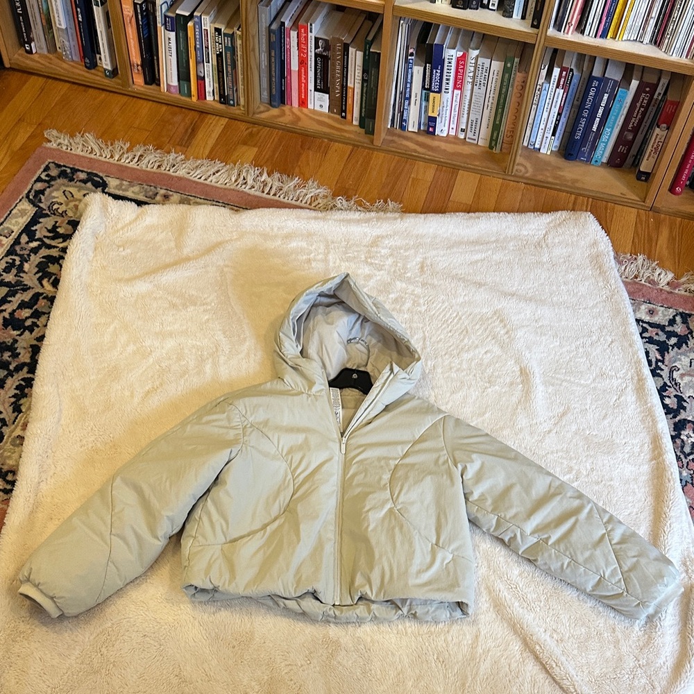 Lululemon Athletica Light Gray Puffer Jacket
